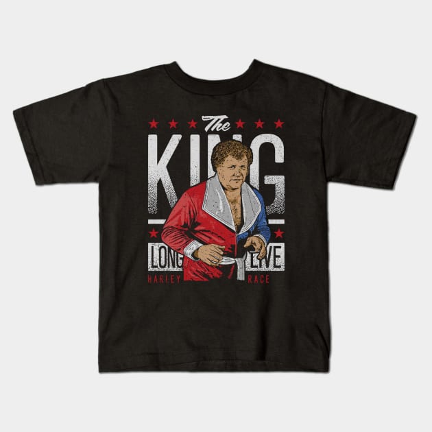 Harley Race The King Kids T-Shirt by MunMun_Design